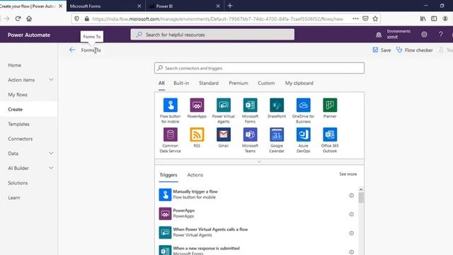 How to Connect Microsoft Forms to Power BI | MS Forms to Power BI Integration using Power Automate. смотреть онлайн