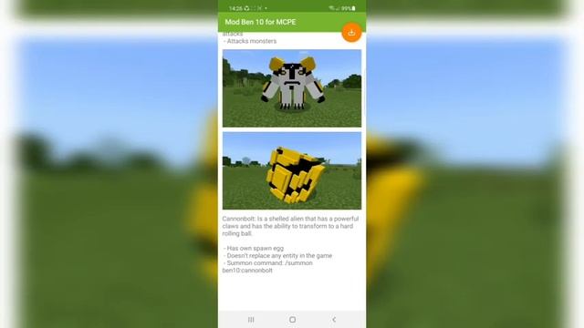 Туториал как скачать мод на "Ben 10" через плей маркет смотреть онлайн