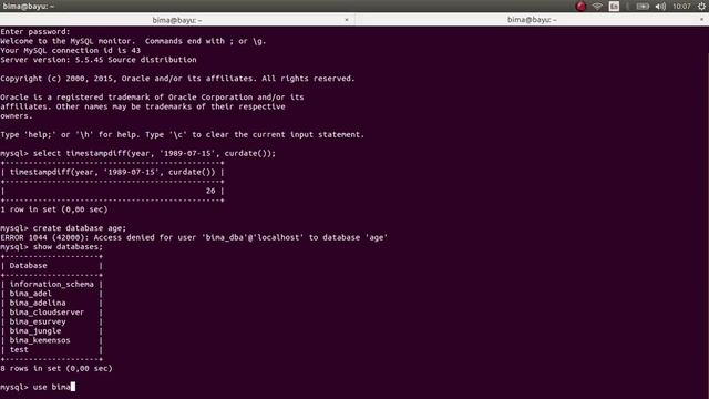 Calculating Age In Mysql смотреть онлайн