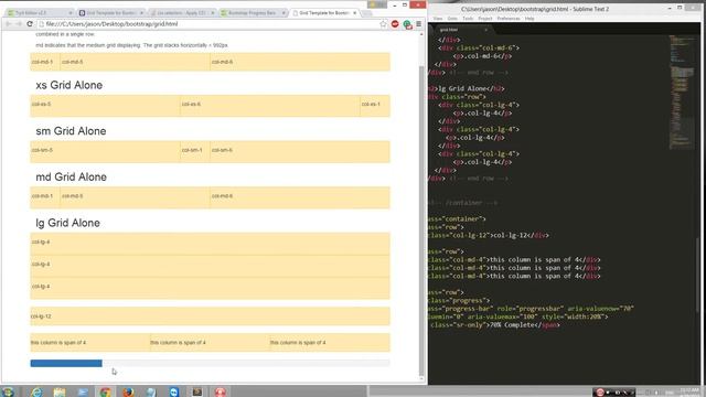 Bootstrap tutorial 1 the grid and rgba смотреть онлайн