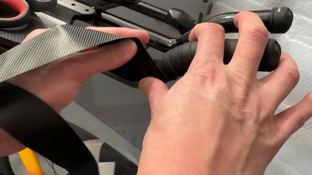 Applying The Profile Design Aerobar Wrap On Tririg Alpha Cockpit