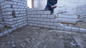 кладка кирпича на ребро без подрезки ,в плоскость.