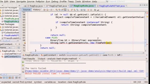 Code Inspection with the javac смотреть онлайн