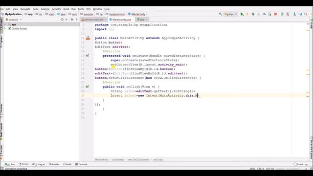 How to Pass Data from One Activity to Another Activity in Android смотреть онлайн