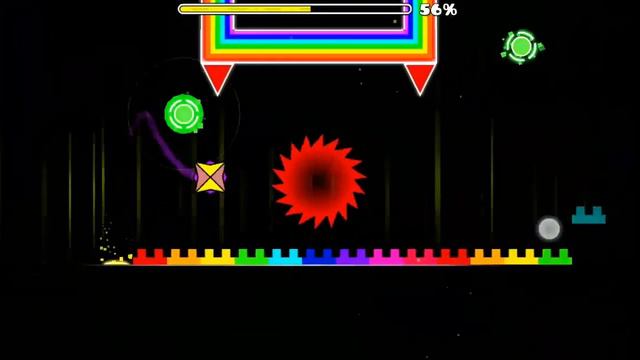 Мой уровень Rainbow level имя игры Geometry dash 2.11 смотреть онлайн
