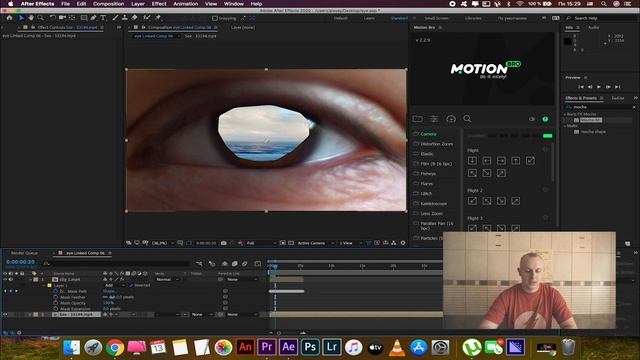 ПЕРЕХОД через ГЛАЗ l Zoom EYE TRANSITION After Effect смотреть онлайн