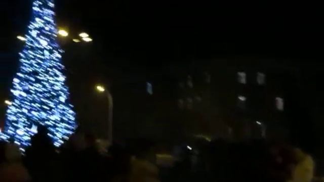 Новогодние олени на Площади Победы в Измаиле смотреть онлайн