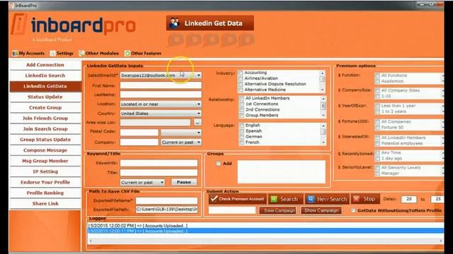inboardpro Open source Linkedin Management Solution смотреть онлайн