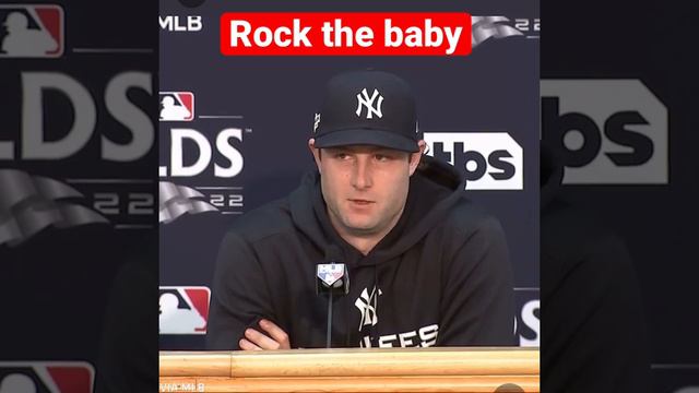 Gerrit Cole on Josh Naylor rocking the baby & callin him his son after home run Yankees vs Guardian смотреть онлайн