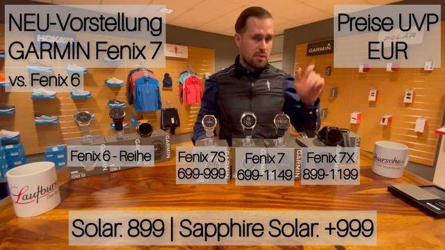 WELTPREMIERE: NEU-Vorstellung GARMIN FENIX 7 vs. Vergleich GARMIN FENIX 6 - Welche Uhr ist besser? смотреть онлайн