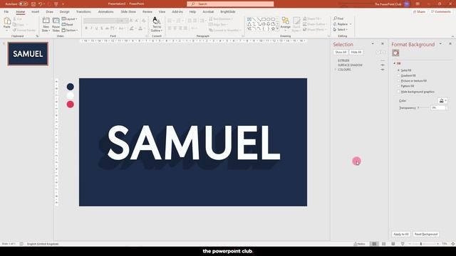 PowerPoint: AMAZING 3D Text Effect смотреть онлайн