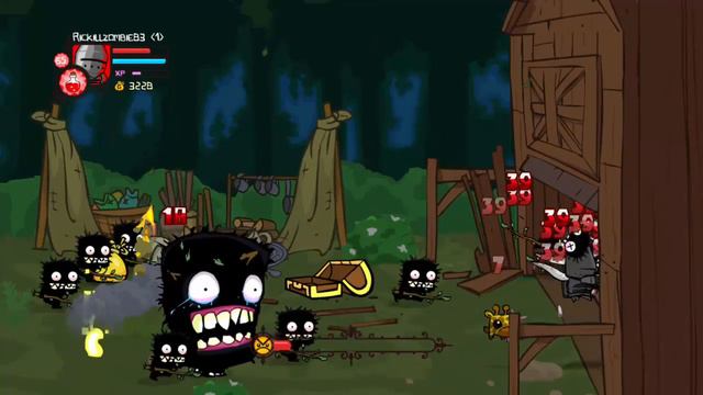 Defeating this complicated boss in insane mode (Castle Crashers) смотреть онлайн