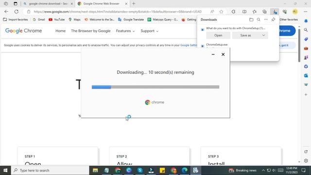 Download and Install Google Chrome on Windows 10 смотреть онлайн