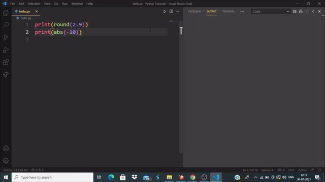 Mathematical Functions in Python | Python Crash Course in Tamil (pt-16) смотреть онлайн