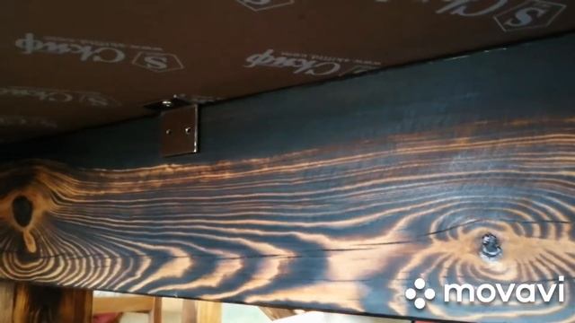 Стол в беседку из столешницы и подстолье из старого бруса смотреть онлайн