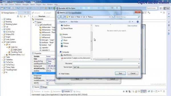 How to Create an Executable File in Java Eclipse