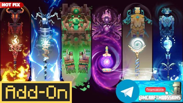 Minecraft Bedrock Add-on "Element Bending"