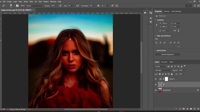 How to Edit Photos Like a Professional Photographer | Dodge & Burn Photoshop Tutorial смотреть онлайн