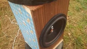сабвуфер своими руками с пассивными излучателями Raven 15.subwoofer passive radiator diy #Изибас