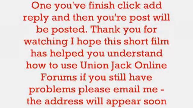 Union Jack's Forum Guide смотреть онлайн