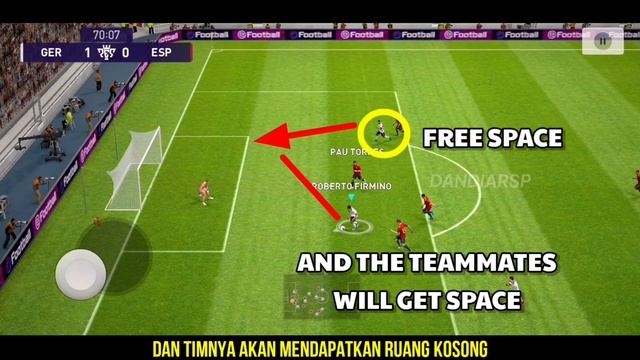 Dummy Runner Playing Style Explained with Gameplay | Pes Efootball 2021 Mobile смотреть онлайн