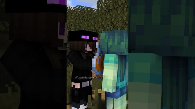 She wants to grow taller - minecraft animation #shorts смотреть онлайн