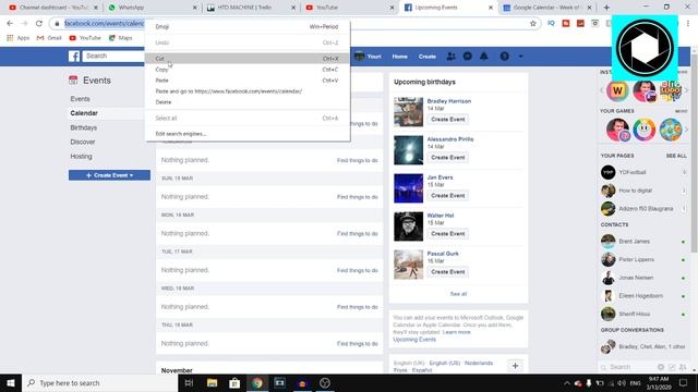 How to Add Facebook Birthdays to Google Calendar! смотреть онлайн