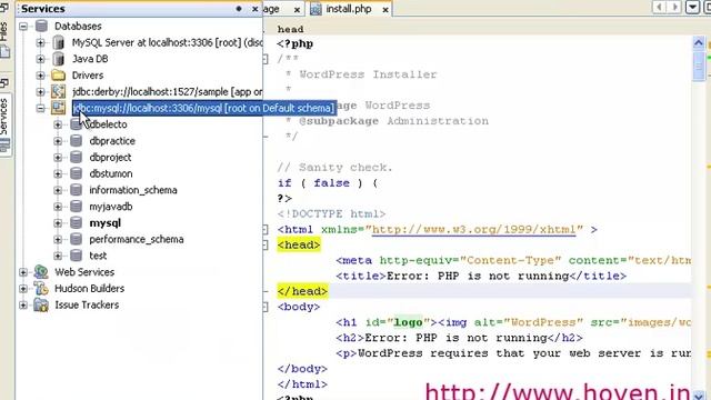Installing WordPress with NetBeans - Six Month Industrial Training in Chandigarh смотреть онлайн