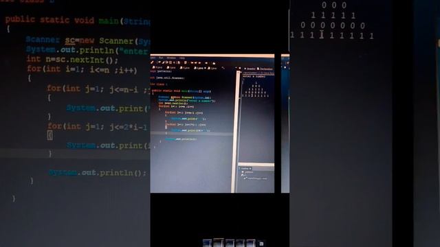 Binary pattern programs in java смотреть онлайн