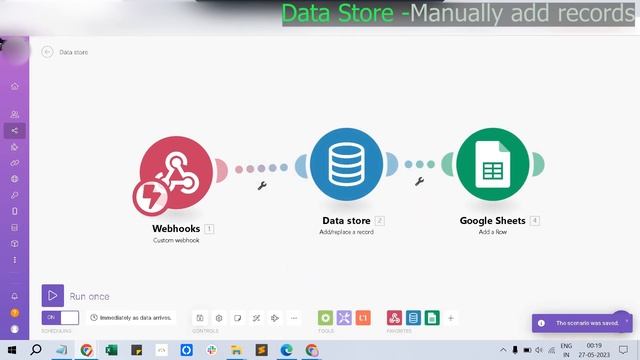 How To Use Data Store In Make (Integromat) | Database | Data Storage | Scenario Examples смотреть онлайн