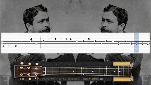 Albeniz - Asturias - Guitar tutorial (TAB) смотреть онлайн