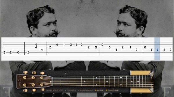 Albeniz - Asturias - Guitar tutorial (TAB)