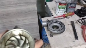 ремонт турбины  d4ea замена картриджа