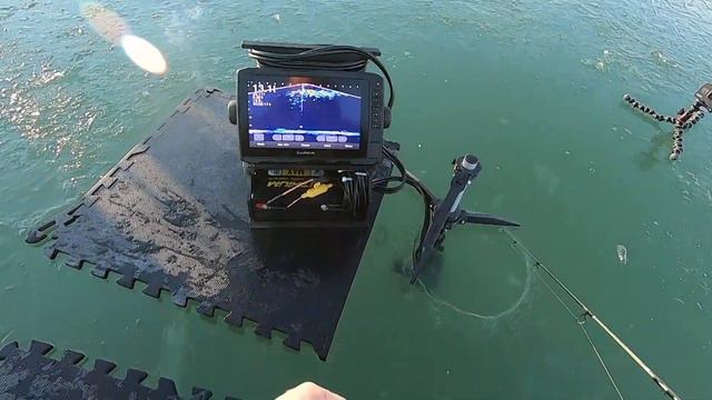 First Ice Livescope Jigging Multi Species! смотреть онлайн
