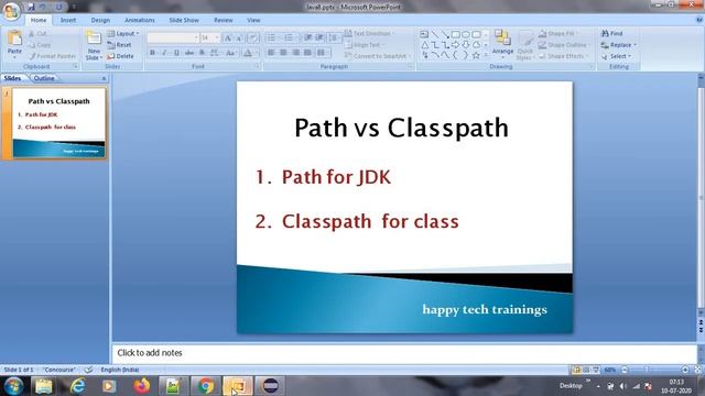 Core java session 27: Path vs Classpath смотреть онлайн
