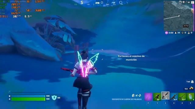 Test Fortnite 1366x768 RYZEN 5 2600, 16gb DDR4 2400 oc a 2666 RX 570 4g | Calidad de Low a High смотреть онлайн