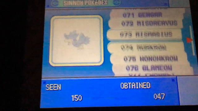 Full Pokédex for Pokémon diamond/Perl version смотреть онлайн