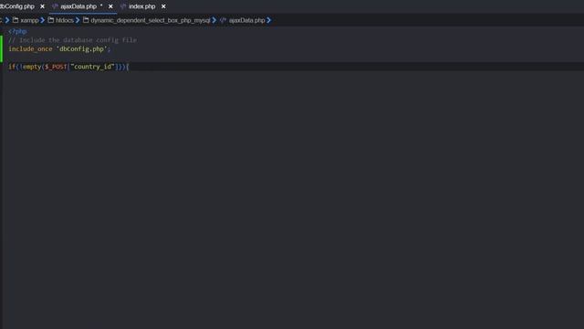 Dynamic Dependent Select Box using jQuery, Ajax, PHP and MySQL смотреть онлайн