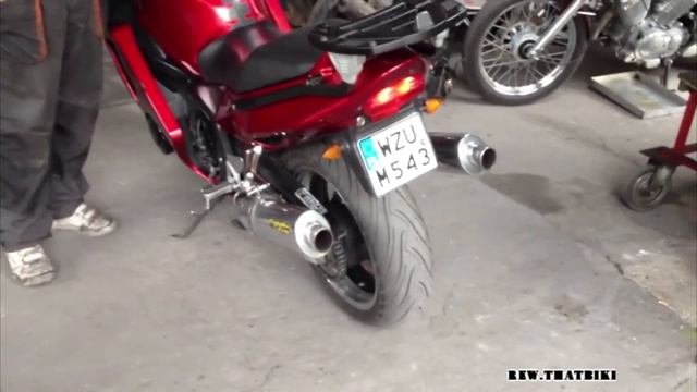 Honda CBR1100XX exhaust sound compilation смотреть онлайн
