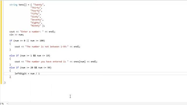 Convert Numbers Into words - C++ Programming Tutorials in Urdu смотреть онлайн