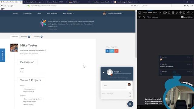 Social platform #laravel #angularjs #kaem #programming смотреть онлайн