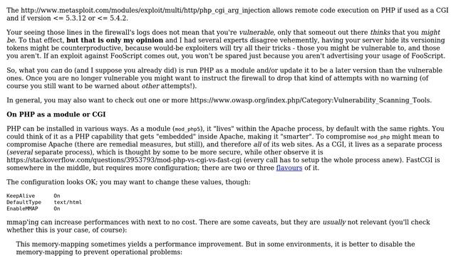 Minimize PHP.CGI.Argument.Injection and further hardening of the Centos 6.4 web server смотреть онлайн