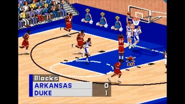 Coach K College Basketball (Genesis)- Gameplay смотреть онлайн