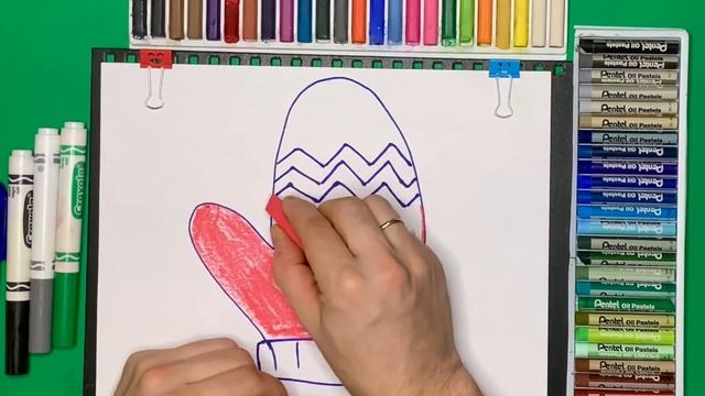 Рисование для детей. Рисуем Варежку! смотреть онлайн