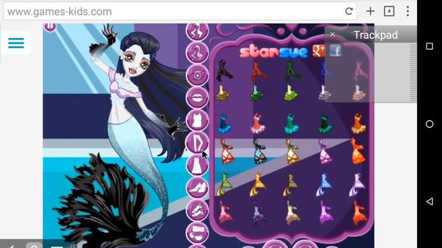 Sirena Von Boo Dress Up Games Monster High смотреть онлайн