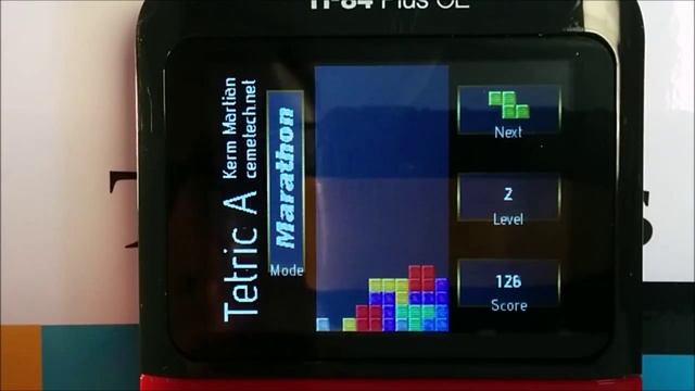 Color TI-84 Plus CE Tetris: Tetric A смотреть онлайн