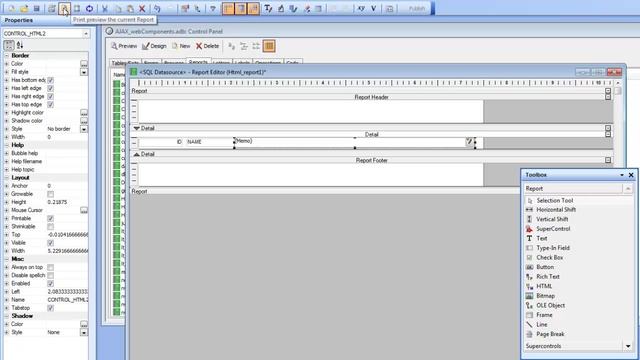 Alpha Five V12 Reports printing fields that contain HTML markup смотреть онлайн