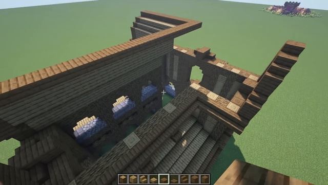 Minecraft Tutorial: How To Build a Horse Stable смотреть онлайн