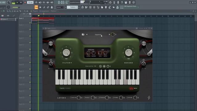 Tape Piano - LoFi Piano Plugin - VST, AU Instrument (FL Studio Demo) смотреть онлайн
