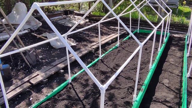 парник из полипропиленовой трубы. смотреть онлайн